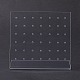 アクリルイヤリングスタンドディスプレイ  L字型  透明  4.7x9.5x8.4cm EDIS-F005-06-3