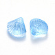 Transparent Spray Painted Glass Beads GLAA-T016-04D-2