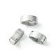 304 charms per diapositive in acciaio inossidabile / perle scorrevoli STAS-C016-13P-3