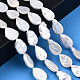 Hebras de cuentas de perlas keshi de perlas nucleadas naturales barrocas PEAR-S020-Z01-2