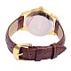 Montres-bracelets à quartz en alliage de cuir pour femmes WACH-E016-05D-4