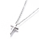 304 Stainless Steel Pendant Necklaces NJEW-F274-03P-A-2