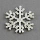 Блестящие снежинки латуни марки А кристалл горный хрусталь кабошоны RB-R008-08-2