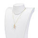 Ciondoli collane e orecchini pendenti set di gioielli SJEW-JS01085-5