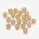 6-Petal Brass Bead Caps X-KK-Q735-247G-1