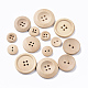2-Hole and 4-Hole Wooden Buttons BUTT-T007-021-1