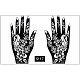Pochoir de tatouage pour les mains MRMJ-K003-A04-1