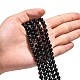 Chapelets de perles en agate à rayures naturelles/agates à bandes G-G391-6mm-01-4