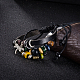 Adjustable Casual Unisex Leather Multi-strand Bracelets BJEW-BB15570-10
