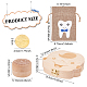 Holz-Aufbewahrungsbox für Baby-Zahn-Andenken CON-FG0001-08B-2