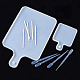 Moules en silicone pour assiette plate à poignée rectangle bricolage DIY-TA0008-79-4