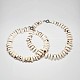 Shell Beaded Necklaces NJEW-L096-32-1