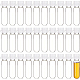 BENECREAT 70pcs 3ml Glass Round Bottom Vials with Tear off Cover AJEW-WH0010-07B-1