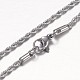 Valentines Day Gift for Husband 304 Stainless Steel Necklaces X-NJEW-507L-10C-1