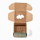 Прямоугольная складная креативная подарочная коробка из крафт-бумаги CON-B002-07A-01-4