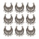 Tibetan Style Alloy Chandelier Components Links PALLOY-TA0001-21AS-1