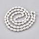Electroplate Non-magnetic Synthetic Hematite Beads Strands G-T114-30-3