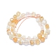 Chapelets de perles de citrine naturelle G-L552D-10B-3