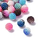 50 шт.5 цвета акриловые бусины из искусственного жемчуга OACR-FP0001-16-3