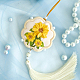 DIY вышивка в форме цветка саше кулон украшения наборы DIY-WH0033-57A-5