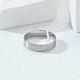 Stainless Steel Open Cuff Ring GK9650-2-3