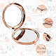 CREATCABIN Compact Mirror Gift for Nurse Rose Gold Mini Mirror Makeup Pocket Travel Two-Sided Magnifying Folding for Women Friends Christmas Valentines Graduation Birthday Gifts 2.6 Inch-I'm a Nurse DIY-CN0002-16I-3
