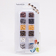 Pandahall 1 scatola kit di risultati per gioielli con 840 anelli di salto aperti in ottone e 120 fermagli per artigli di aragosta 6 colori per la creazione di gioielli KK-PH0014-01-5