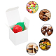 PandaHall Little Kraft Gift Candy Box Bulk 1.5x1.5x1.5inch Small Kraft Gift Box CON-WH0062-04B-7