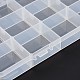 (defekter Restposten: zerkratzt) 15 Gitter-Organizer-Aufbewahrungsbox aus Kunststoff CON-XCP0001-79-3