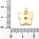 Подвески из латуни с микропаве из циркония KK-M303-01G-07-3