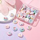 40шт 8 стиля непрозрачные милые мультяшные смоляные кабошоны CRES-YW0001-18-5