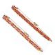 Bracelets réglables de perles tressées avec cordon en nylon BJEW-Z013-37-4