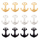 ARRICRAFT 12Pcs 3 Colors 304 Stainless Steel Hook Clasps STAS-AR0001-86-1