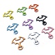 Spray Painted Alloy Swivel Lobster Claw Clasps PW-WG46327-01-3