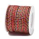 Пятицветный плетеный шнур из полиэстера для ювелирных изделий OCOR-G015-05C-01-3