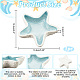 Placa de joyería de cerámica con temática oceánica AJEW-WH0033-01A-2
