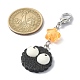 Biscuits with Eyes Opaque Resin Pendant Decorations HJEW-JM01560-3