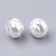 Eco-Friendly Plastic Imitation Pearl Beads X-MACR-T013-12-2