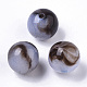 Perles en acrylique transparentes craquelées CACR-N003-04E-04-1