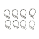 Stainless Steel Color Tone 304 Stainless Steel Leverback Earring Findings X-STAS-E007-3-2