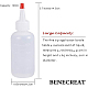 Benecreat 12 Packung 4 ml (120 ml) Plastik-Quetschflaschen mit roten Verschlusskappen - gut zum Basteln DIY-BC0010-11-2