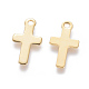 201 Stainless Steel Tiny Cross Charms STAS-L233-072G-2