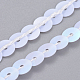 Rollos de cadena de lentejuelas / paillette de plástico PVC-WH0005-01J-1