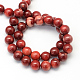 Chapelets de perle rondes en corail naturel teinté CORA-Q024-4mm-02-2