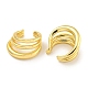 Серьги-манжеты из латуни EJEW-C104-146G-2