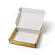 レーザースタイルの紙のギフトボックス  長方形  ゴールデンロッド  完成品：20x14.5x4.35cm CON-G014-01A-2