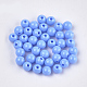 Perles plastiques opaques KY-T005-6mm-623-1
