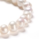 Brins de perles de culture d'eau douce naturelles PEAR-I004-09-4