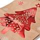 Sacs en papier rectangle de marquage à chaud sur le thème de Noël CARB-F011-02A-4
