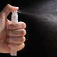 Benecreat 20pcs 10ml Reisegröße gefrostete Feinnebelsprühflasche Nachfüllbare Zerstäuberpumpe Sprühflasche für Parfümlotionsflüssigkeiten MRMJ-BC0001-87-4